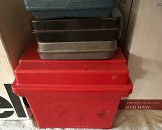 Plano Red Plastic Tool Boxes 