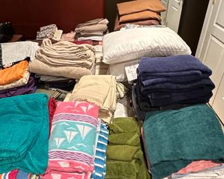 Assorted Beach Towels and Linens