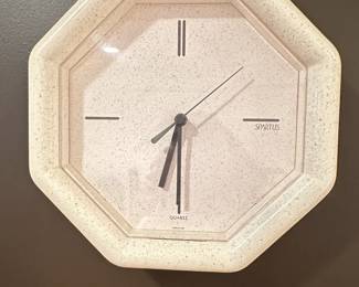 Spartus Quartz Octagonal Wall Clock