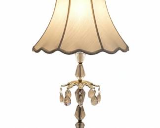 Vintage Crystal Table Lamp 
