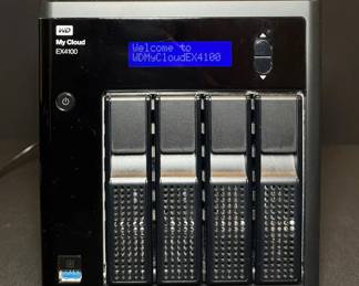 WD My Cloud EX4100 NAS 24TB Capacity 4x 6TB  Power Tested