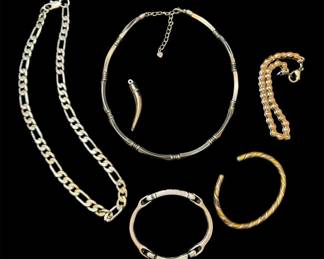 Greek Key Bracelet, Figaro Chain, Geometric Torque Necklace and More