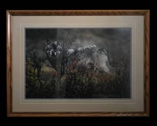 Thomas Mangelsen Let It Be Wolf Signed Print Denali National Park