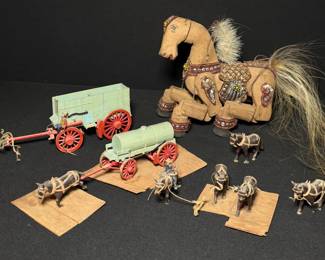 Collectible 20 Mule Team Borax Scale Plastic Wagon... Dont See These Often