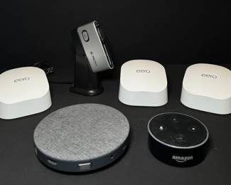 Eero 6 WiFi Extenders, SanDisk Card Reader, Echo Dot,  Wireless Charger