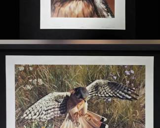 RARE Carl Brenders Limited Edition Wildlife Prints Red Alert Artist Proof 27 76  The Getaway 