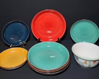Beautiful Colorful Gibson Dinnerware
