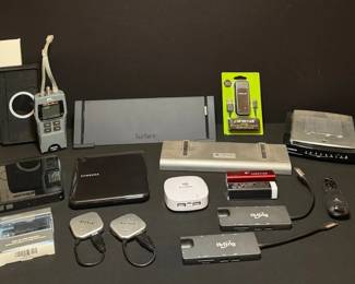 Tech Enthusiasts Dream Lot Routers, Docks, Drives, and Testers