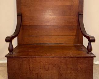 Primitive Settle Bench Farmhouse Chic Appeal