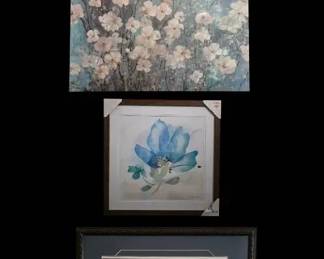 Blue Tones Serenity Art Collection  Kinkade, Florals, and More 