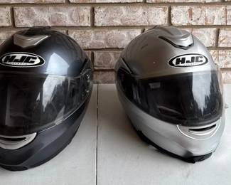 Teo HJC SYMAX II Modular Helmets  1 XL Light Gray  1 Small Dark Gray