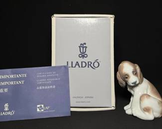 Lladro Puppy Figurine