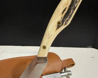 Grohman Canadian Belt Knife DH Russell with Steel Sharpening Solingen Germany