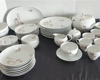 Haviland Cinnamon Rose Dining Set