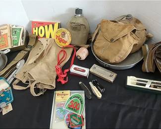 Boy Scout And Girl Scout Vintage Lot