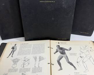 Complete Set 1950s Famous Artist Course, Institute Of Commercial Art, Inc