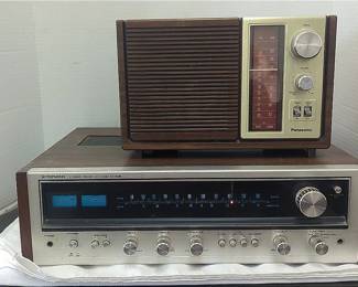 Pioneer Stereo Receiver and Panasonic Radio