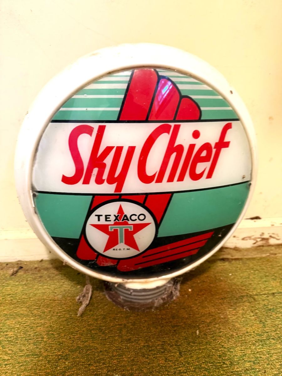 Sealed bids will be accepted for vintage gasoline pump globes on Thursday ONLY