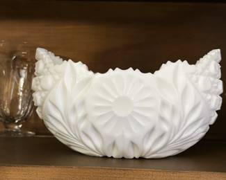 Mid-century Kemple Glass fruit bowl