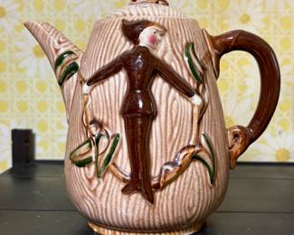 1930's "Jack and the Beanstalk" ceramic teapot