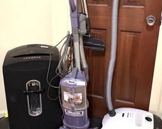 paper shredder and vacuum cleaners including a Miele