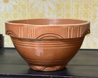 vintage Watt Pottery Oven Ware mixing bowl #7