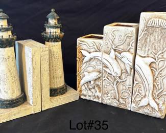 Bookends Candle Holders 