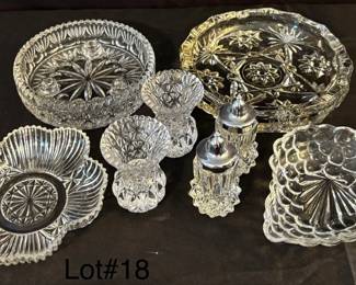 Glassware Salt and Pepper Shakers