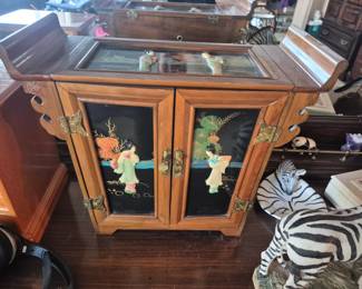 Ornate jewelry boxes