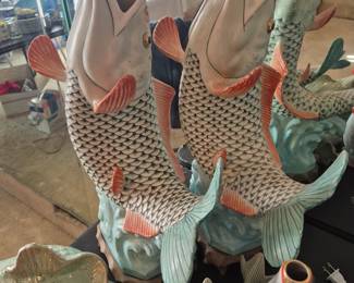 Koi fish decor