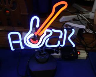 Neon light Bock Beer