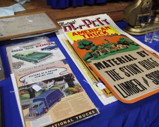 Car, tractor and other advertising