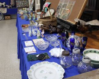 Glassware, porcelain, vases, more.
