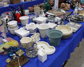 Pottery vases and more.