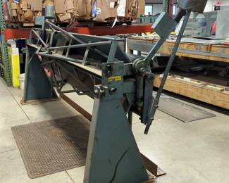 Tennsmith Metal Bender, Approx 49" x 124" x 31" 