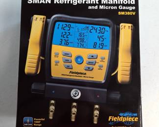 Fieldpiece SMAN Refrigerant Manifold + Micron Gauge 