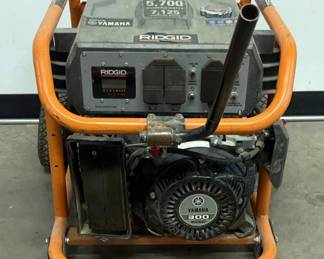 Ridgid Zero Gravity 5700 Watt Portable Generator With Yamaha MZ300 Engine 