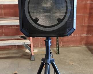 Ion Total PA Ultra Speaker System With Microphone And Stand 