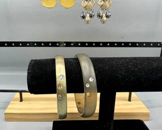 Gold And Diamond, Chicos Bracelets And Earrings,