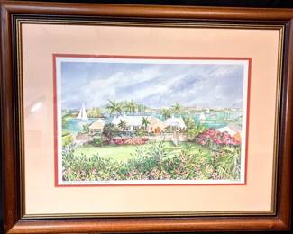 Carole Holding Sailing On The Harbor Bermuda Hanging Art