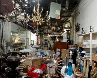 chandelier every where