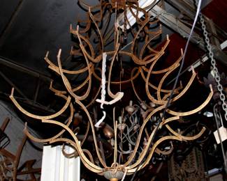 Blooming Iron Chandelier