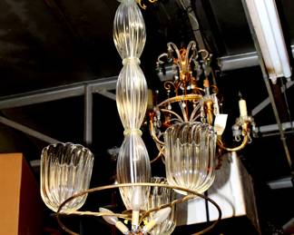 Clear Murano Chandelier