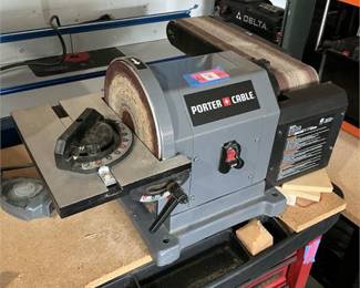 Porter-Cable PCB420SA Belt and Disc Sander __ SPECIAL PICKUP INSTRUCTIONS  READ BEFORE BIDDING ____