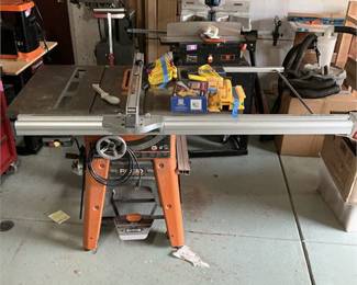 RIDGID TS3650 Table Saw with GRR-RIPPER Set __ SPECIAL PICKUP INSTRUCTIONS � READ BEFORE BIDDING __