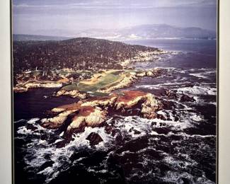 The 16th & 17th holes at Cypress Point.