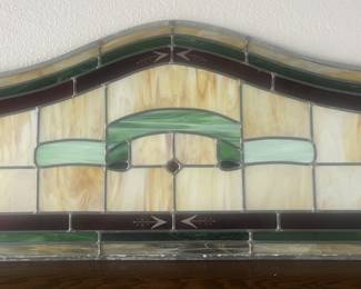 Antique Stained Glass Panel - Excellent Condition