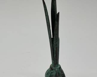 Vtg Carnevale Brass Onion Bulb Figurine