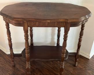 Early 20th Century Ornate Entry Table 