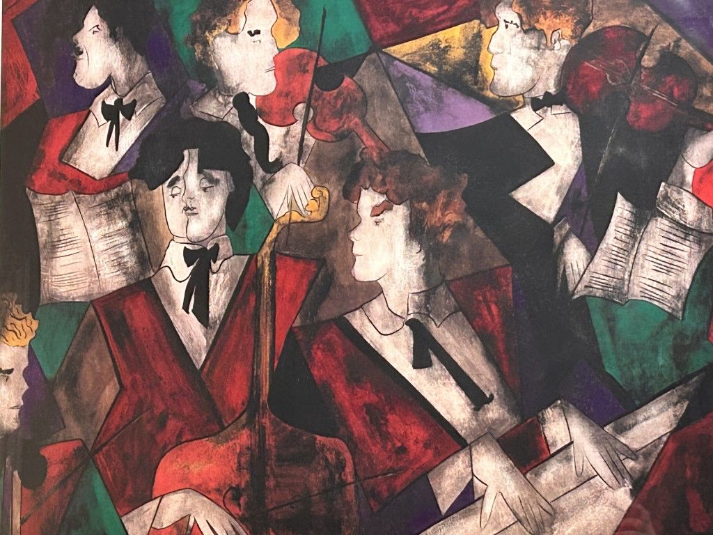 Signed Print- Grand Orchestra by Linda Le Kinff